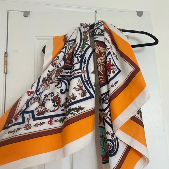 Colorful Patterned Scarf - Picture 1 of 4